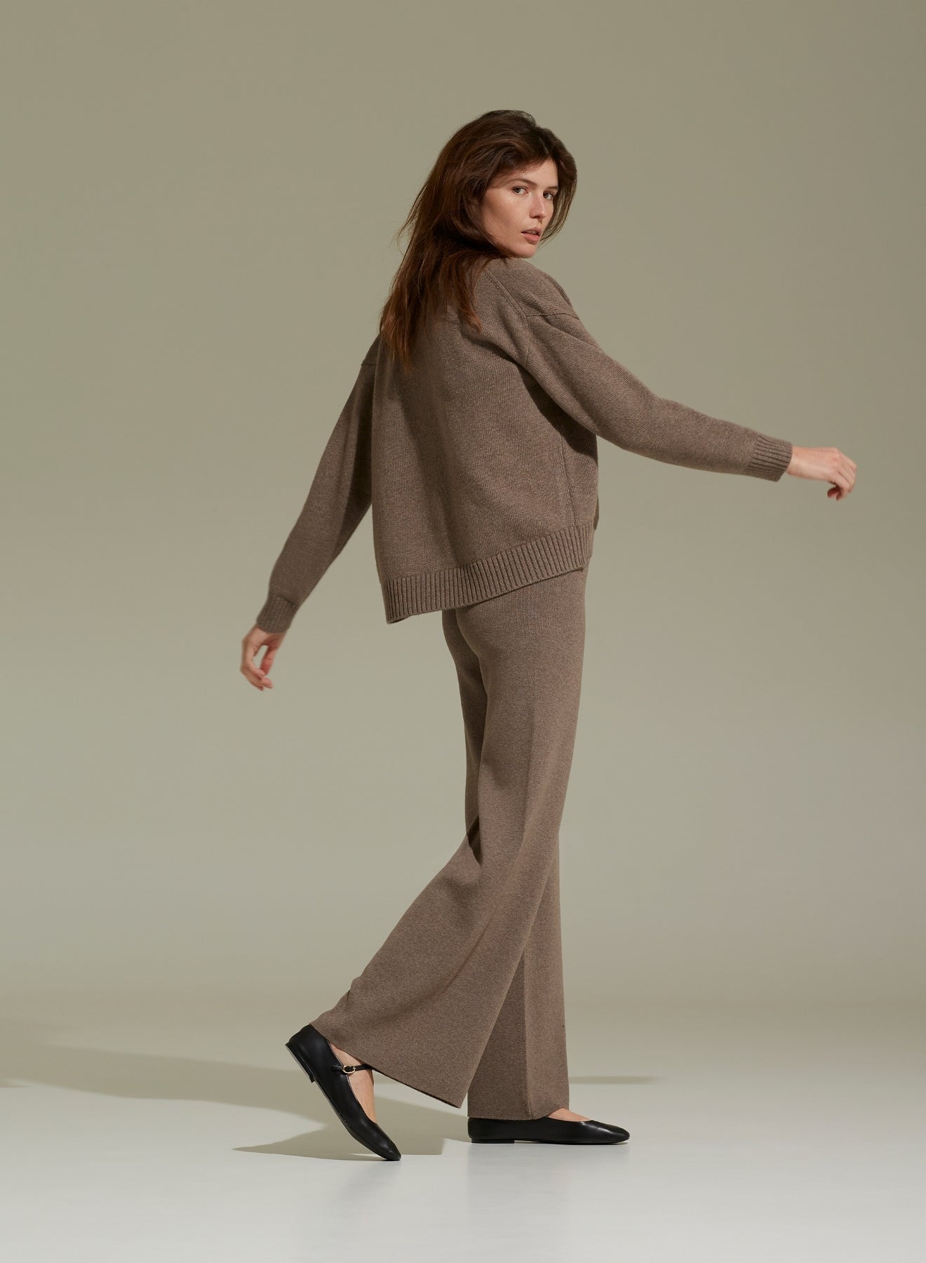 Pantalone palazzo in maglia - SHADE Italy