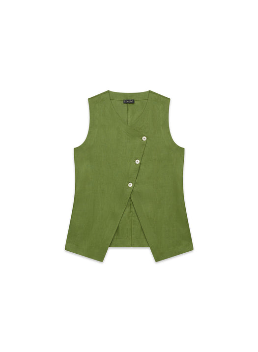 Gilet con chiusura in diagonale - SHADE Italy