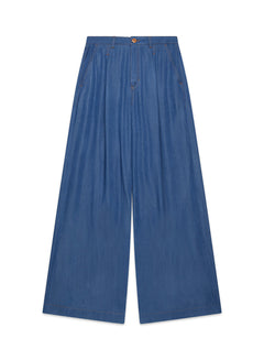 Pantalone chambray con trapunti - SHADE Italy