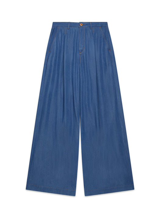 Pantalone chambray con trapunti - SHADE Italy