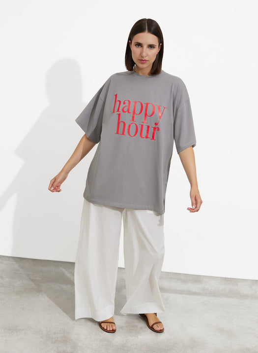 T-shirt one size happy hour - SHADE Italy